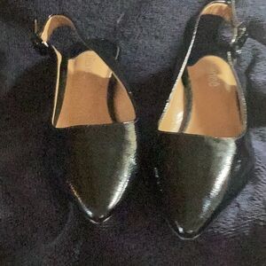 J.Renee Shiny Black Heels